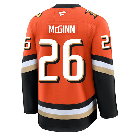 Brock Mcginn Anaheim Ducks Fanatics Premium Home Jersey