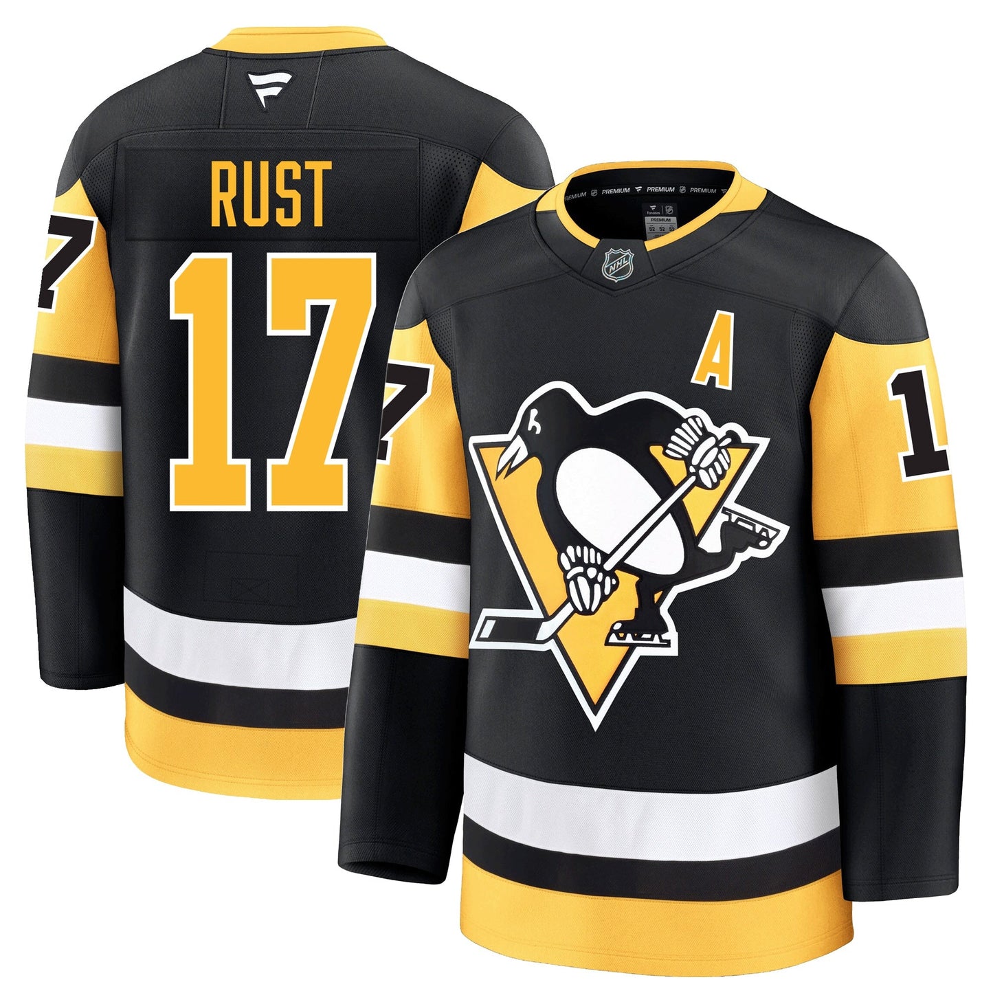 Bryan Rust Pittsburgh Penguins Fanatics Premium Home Jersey