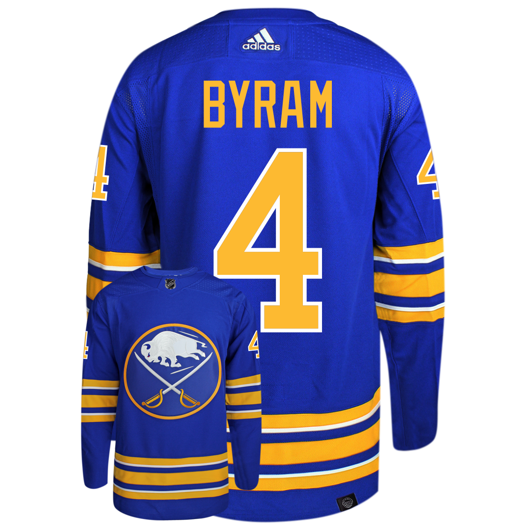 Bowen Byram Buffalo Sabres Adidas Primegreen Authentic NHL Hockey Jersey