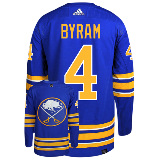 Bowen Byram Buffalo Sabres Adidas Primegreen Authentic NHL Hockey Jersey