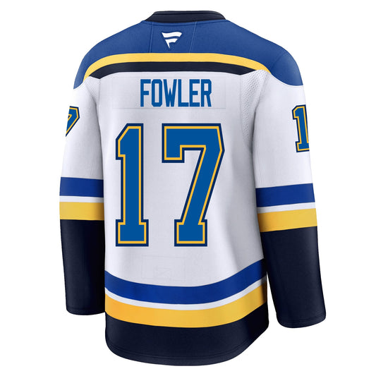Cam Fowler St. Louis Blues Fanatics Premium Away Jersey