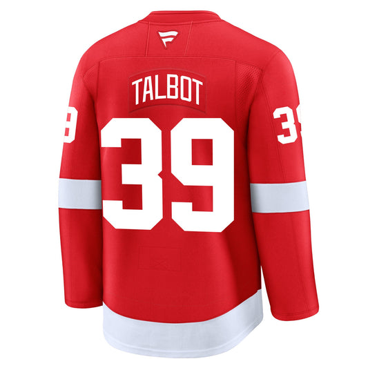 Cam Talbot Detroit Red Wings Fanatics Premium Home Jersey