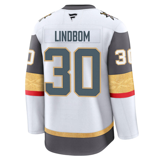 Carl Lindbom Vegas Golden Knights Fanatics Premium Away Jersey