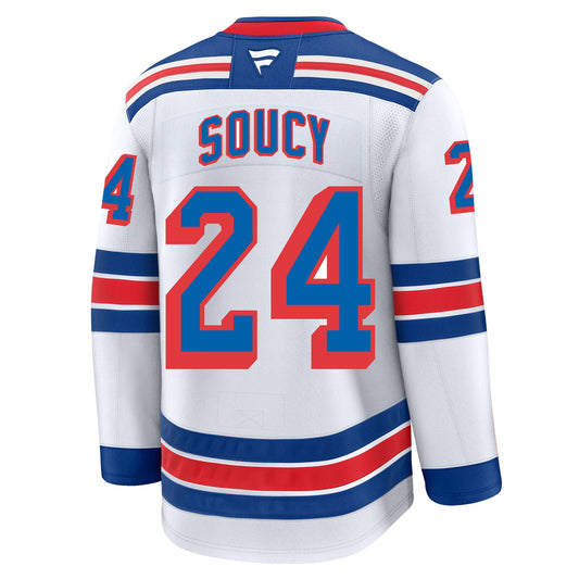 Carson Soucy New York Rangers Fanatics Premium Away Jersey