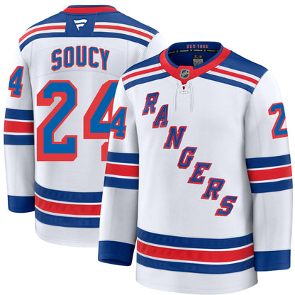 Carson Soucy New York Rangers Fanatics Premium Away Jersey