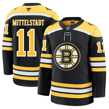 Casey Mittelstadt Boston Bruins Fanatics Premium Home Jersey