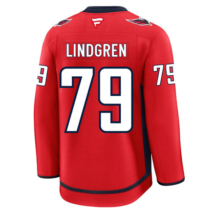 Charlie Lindgren Washington Capitals Fanatics Premium Home Jersey