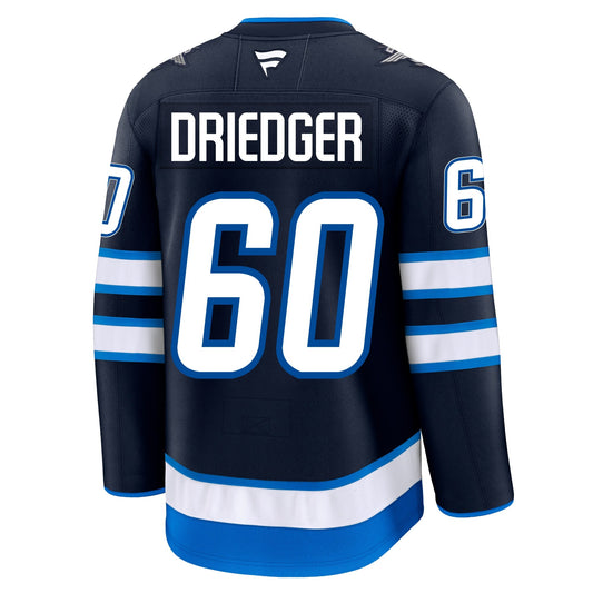 Chris Driedger Winnipeg Jets Fanatics Premium Home Jersey