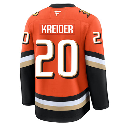 Chris Kreider Anaheim Ducks Fanatics Premium Home Jersey