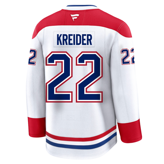 Chris Kreider Montreal Canadiens Fanatics Premium Away Jersey