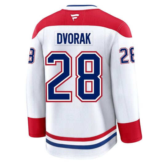 Christian Dvorak Montreal Canadiens Fanatics Premium Away Jersey