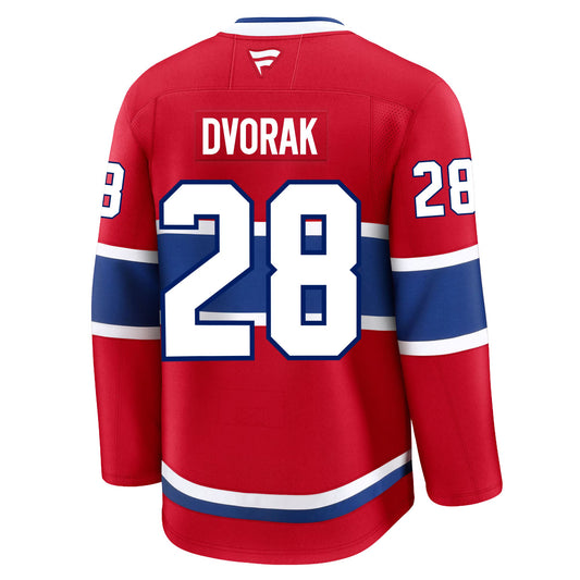 Christian Dvorak Montreal Canadiens Fanatics Premium Home Jersey