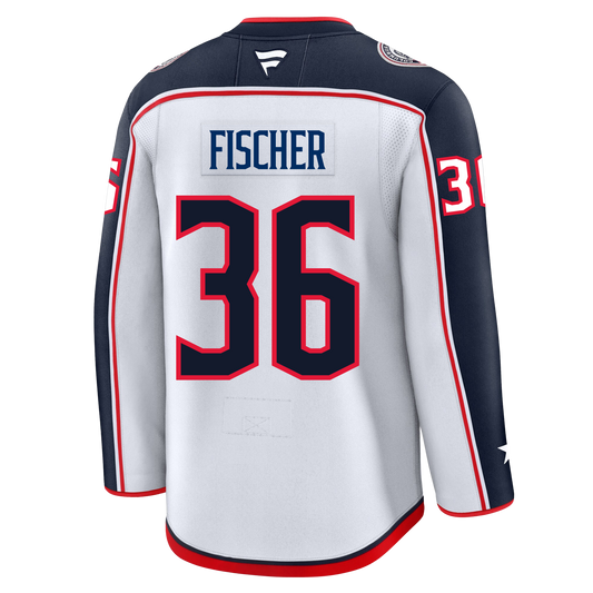 Christian Fischer Columbus Blue Jackets Fanatics Premium Away Jersey
