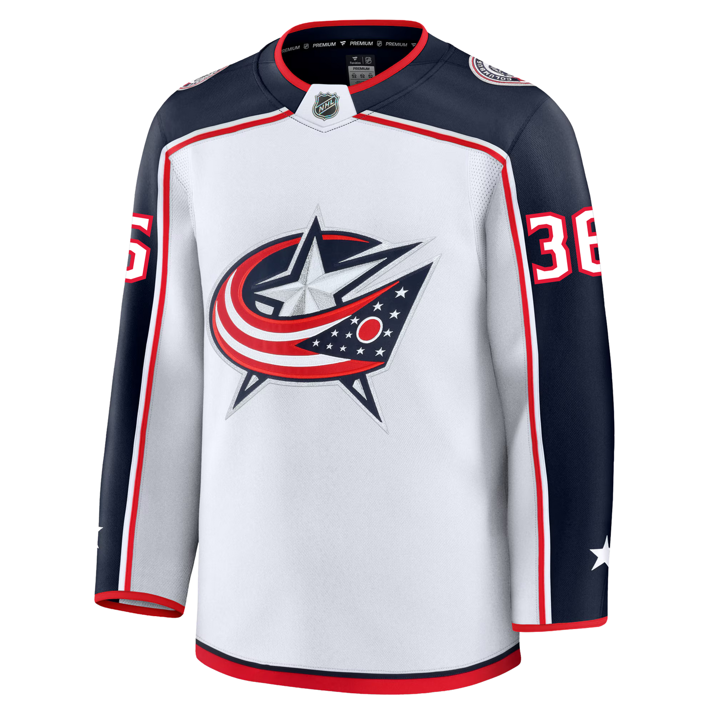 Christian Fischer Columbus Blue Jackets Fanatics Premium Away Jersey