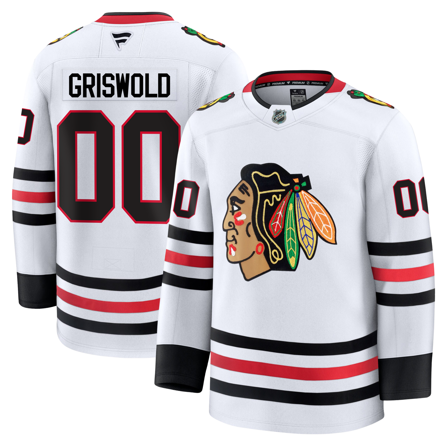 Clark Griswold Chicago Blackhawks Fanatics Premium Jersey