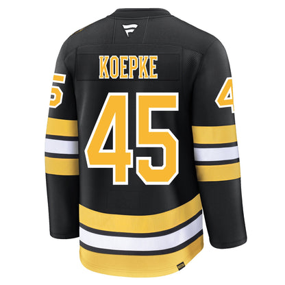 Cole Koepke Boston Bruins Fanatics Home Premium Jersey