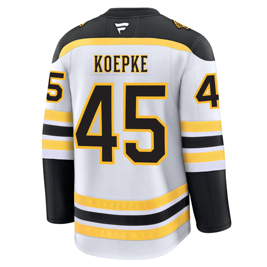 Cole Koepke Boston Bruins Fanatics Premium Away Jersey