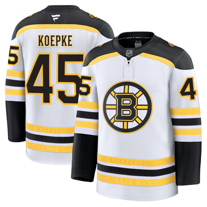 Cole Koepke Boston Bruins Fanatics Premium Away Jersey