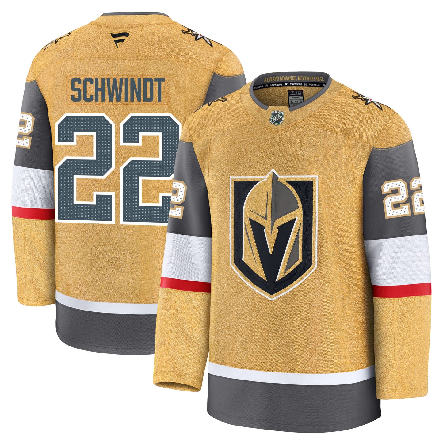Cole Schwindt Vegas Golden Knights Fanatics Premium Home Jersey