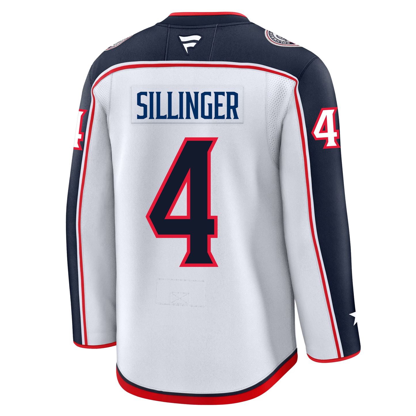 Cole Sillinger Columbus Blue Jackets Fanatics Premium Away Jersey