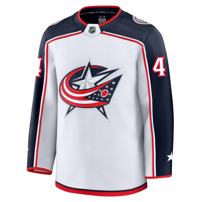 Cole Sillinger Columbus Blue Jackets Fanatics Premium Away Jersey