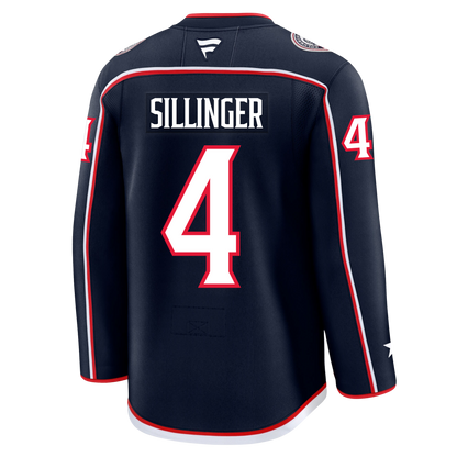 Cole Sillinger Columbus Blue Jackets Fanatics Premium Home Jersey