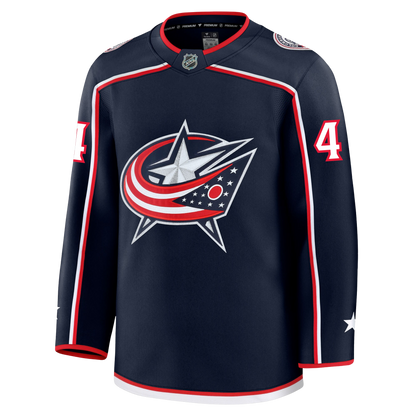 Cole Sillinger Columbus Blue Jackets Fanatics Premium Home Jersey