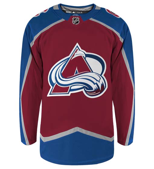 Customizable Colorado Avalanche Adidas Primegreen Authentic NHL Hockey Jersey