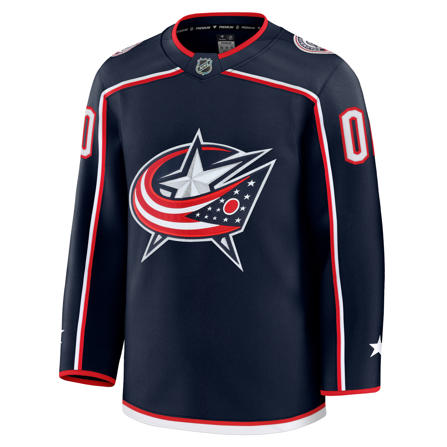 Customizable Columbus Blue Jackets 2024 Fanatics Premium Official HOME NHL Jersey