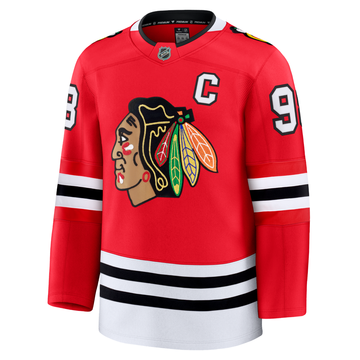 Connor Bedard Chicago Blackhawks Fanatics Premium Home Jersey