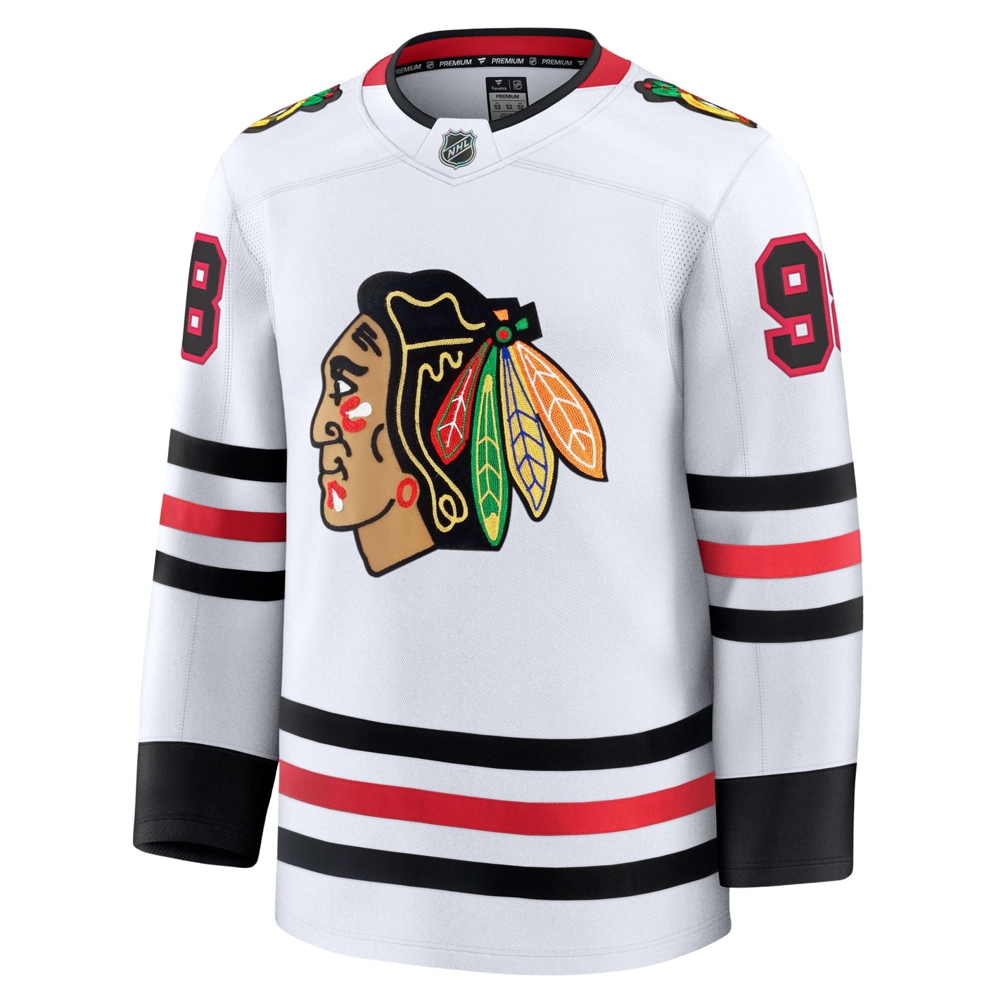 Maillot NHL Chicago Blackhawks – Connor Bedard – Rouge Domicile – Fanatics – Homme