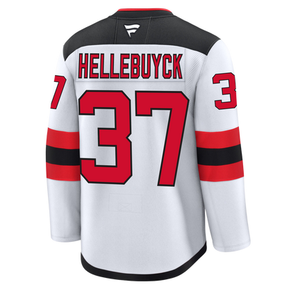 Connor Hellebuyck New Jersey Devils Fanatics Premium Away Jersey