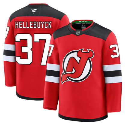 Connor Hellebuyck New Jersey Devils Fanatics Premium Home Jersey