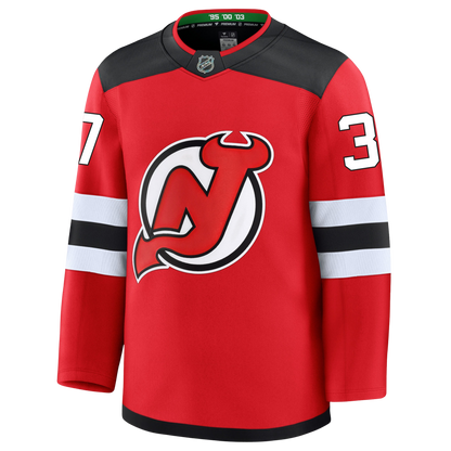 Connor Hellebuyck New Jersey Devils Fanatics Premium Home Jersey