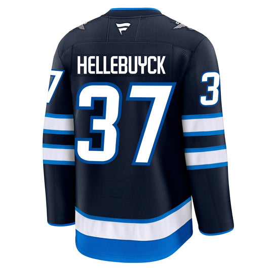 Connor Hellebuyck Winnipeg Jets Fanatics Premium Home Jersey