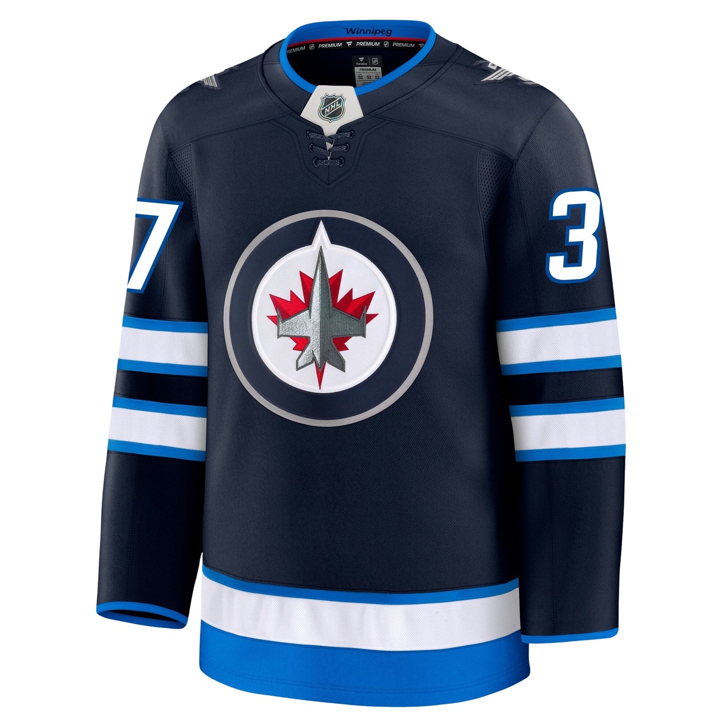 Connor Hellebuyck Winnipeg Jets Fanatics Premium Home Jersey
