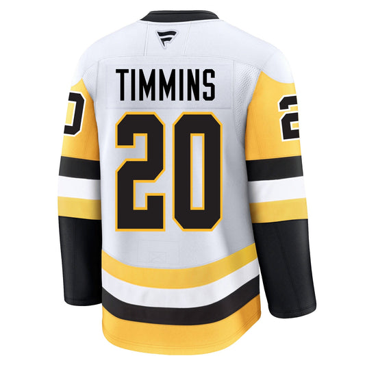 Conor Timmins Pittsburgh Penguins Fanatics Premium Away Jersey