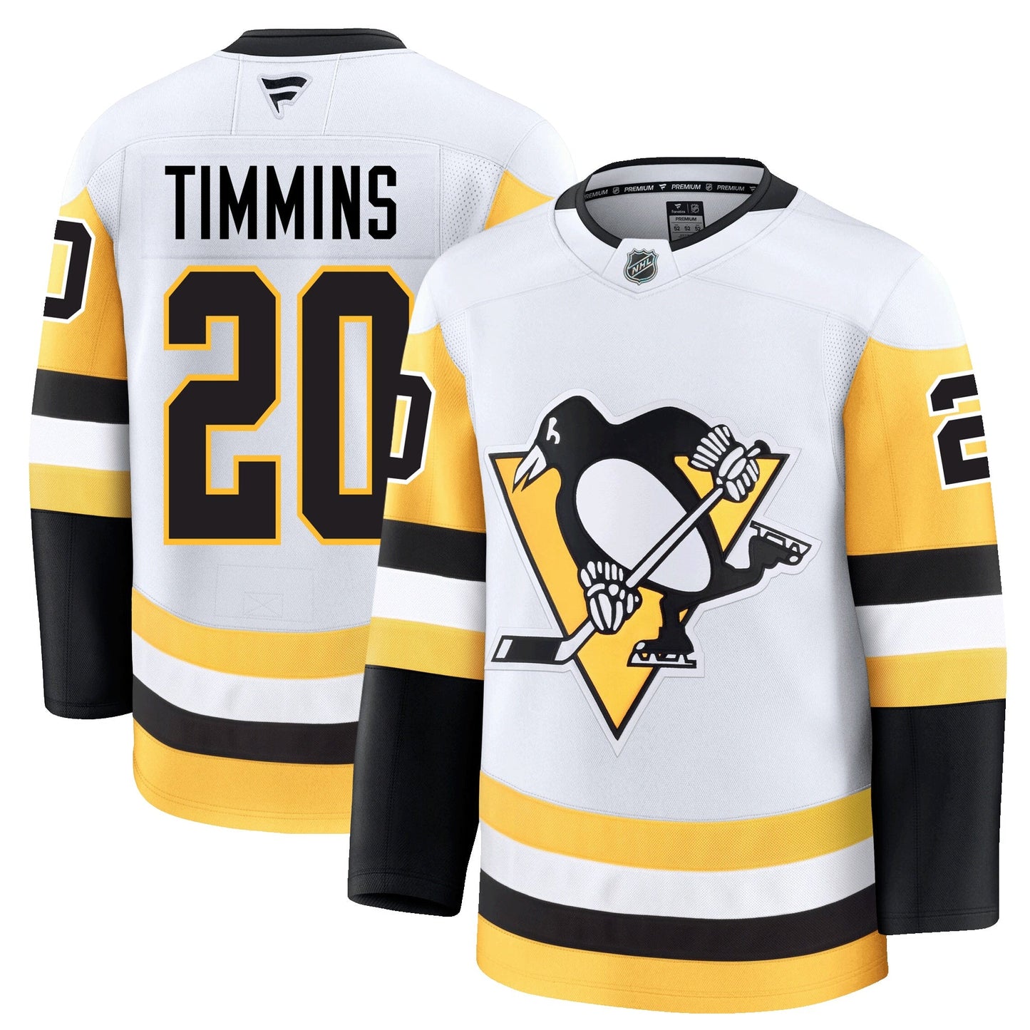Conor Timmins Pittsburgh Penguins Fanatics Premium Away Jersey