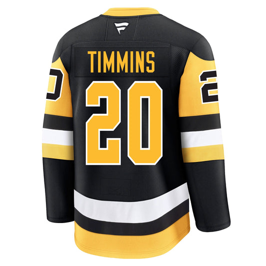 Conor Timmins Pittsburgh Penguins Fanatics Premium Home Jersey
