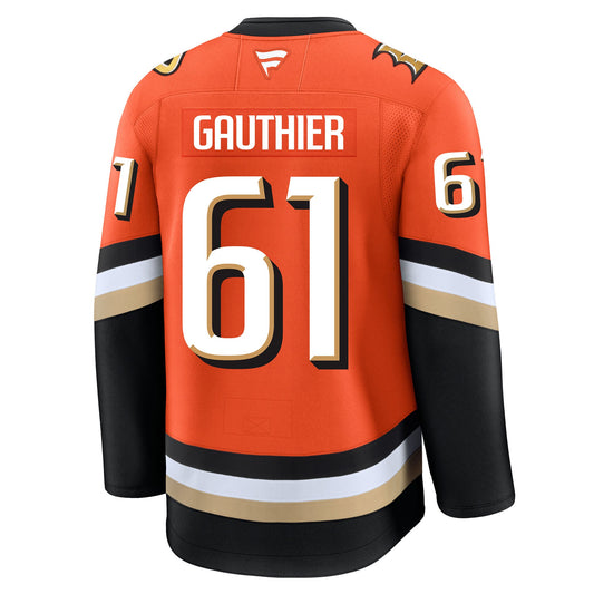 Cutter Gauthier Anaheim Ducks Fanatics Premium Home Jersey