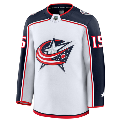 Dante Fabbro Columbus Blue Jackets Fanatics Premium Away Jersey