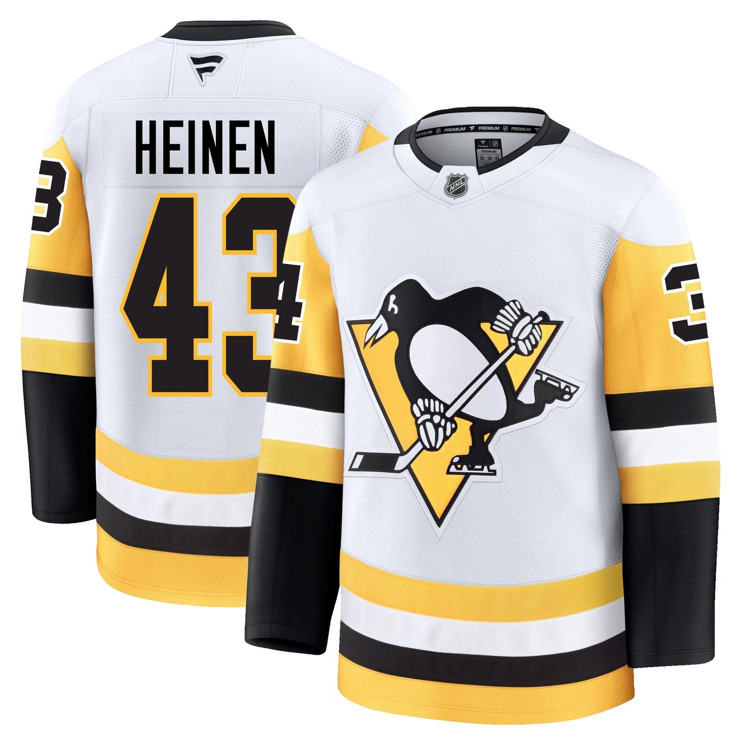 Danton Heinen Pittsburgh Penguins Fanatics Premium Away Jersey