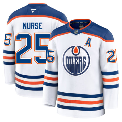 Darnell Nurse Edmonton Oilers Fanatics Premium Away Jersey