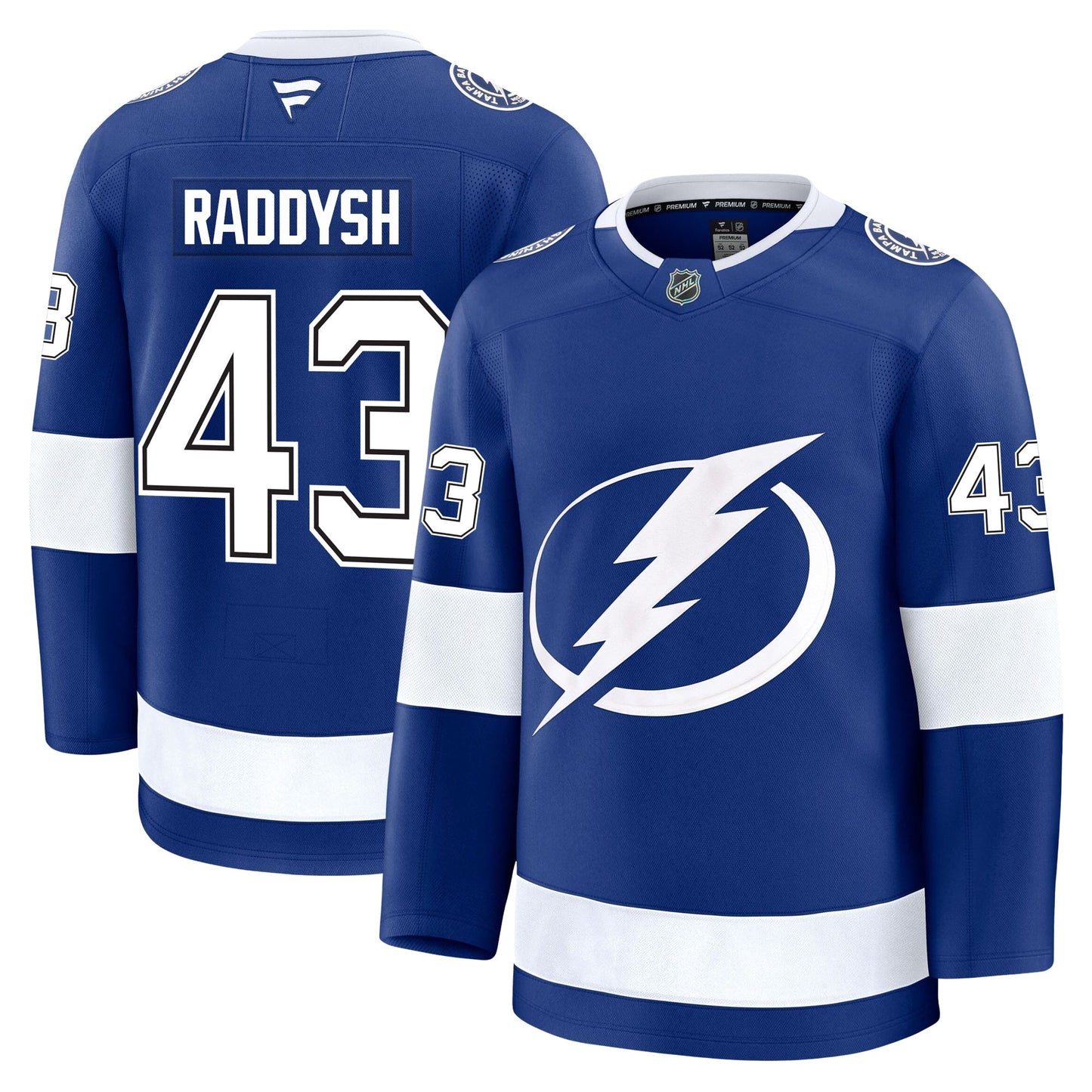 Darren Raddysh Tampa Bay Lightning Fanatics Premium Home Jersey