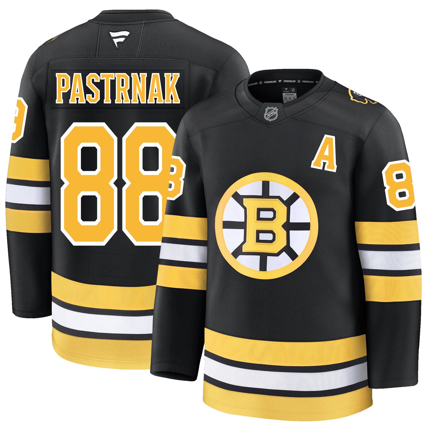 David Pastrnak Boston Bruins Fanatics Home Premium Jersey