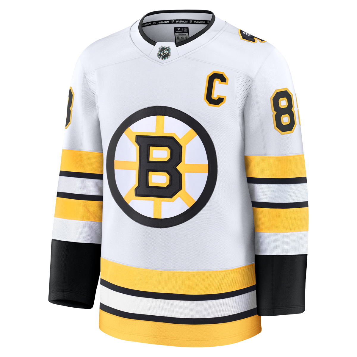 David Pastrnak Boston Bruins Fanatics Away Premium Jersey