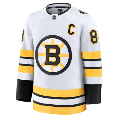 David Pastrnak Boston Bruins Fanatics Away Premium Jersey