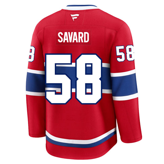 David Savard Montreal Canadiens Fanatics Premium Home Jersey