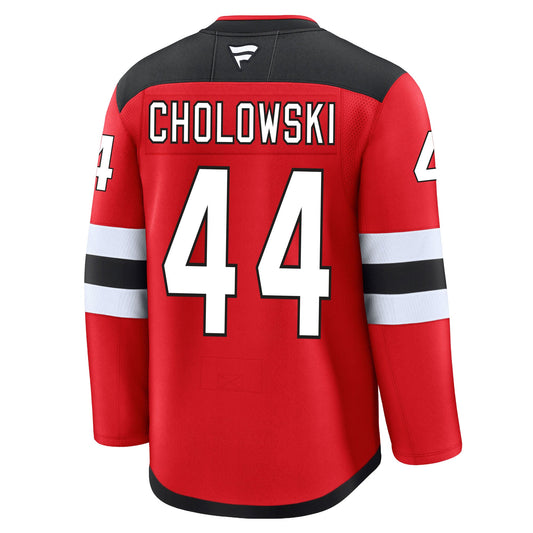 Dennis Cholowski New Jersey Devils Fanatics Premium Home Jersey
