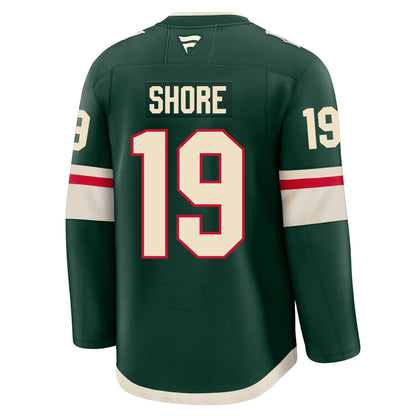 Devin Shore Minnesota Wild Fanatics Premium Home Jersey